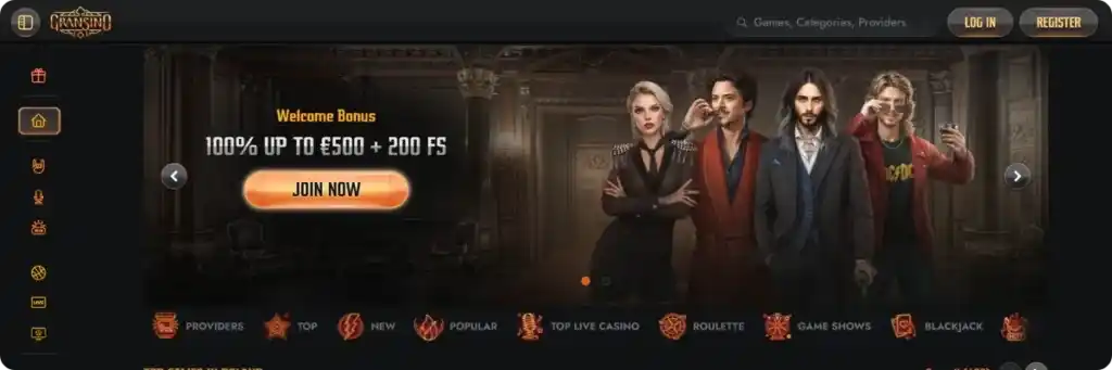 GranSino casino review section 4